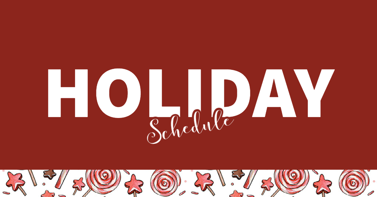 Holidays 2022 Website Genii Schedule